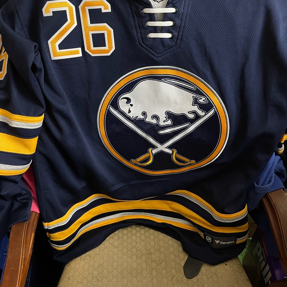 NHL FANETICS DAHLIN JERSEY BUFFALO SABERS - Picture 3 of 3